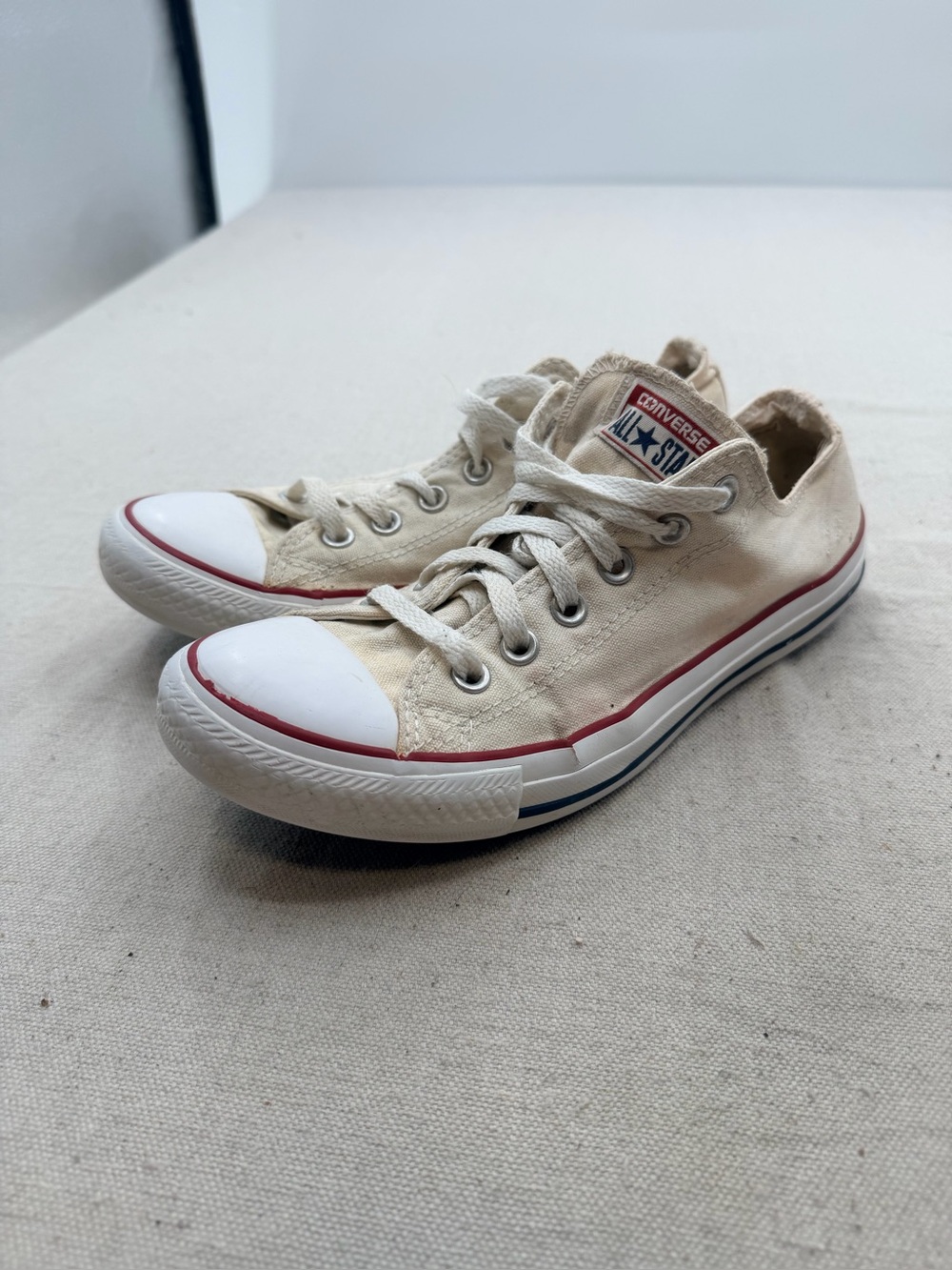 Converse Kids' All Star Low Top Sneakers - Cream